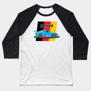 Drive - German Cup Racer - Blue Baseball T-Shirt